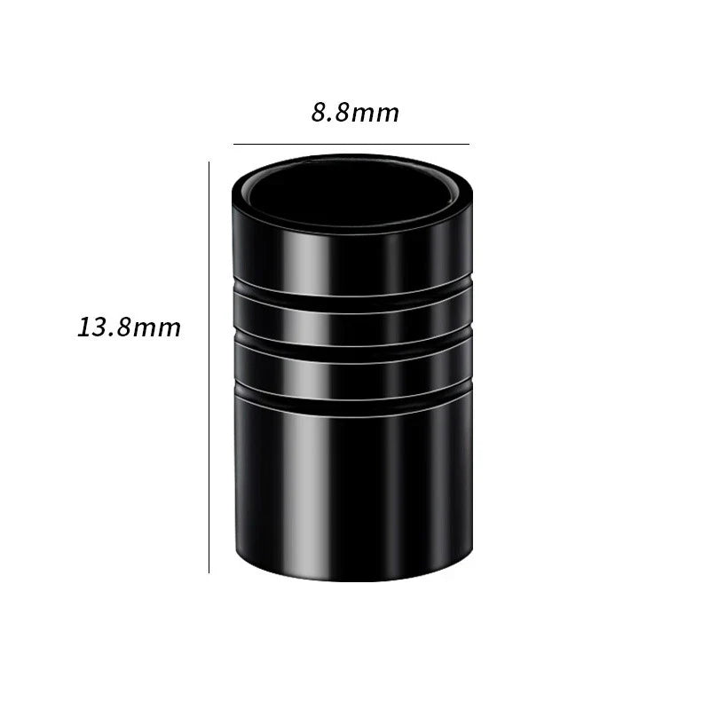 4pcs aluminium valve stem caps black finish BikerZoneZ valvecaps for tire accessories on Tampa Home & Garden Store