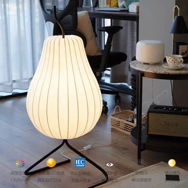 DecorBites LED Pear Floor Lamp for Home Decor