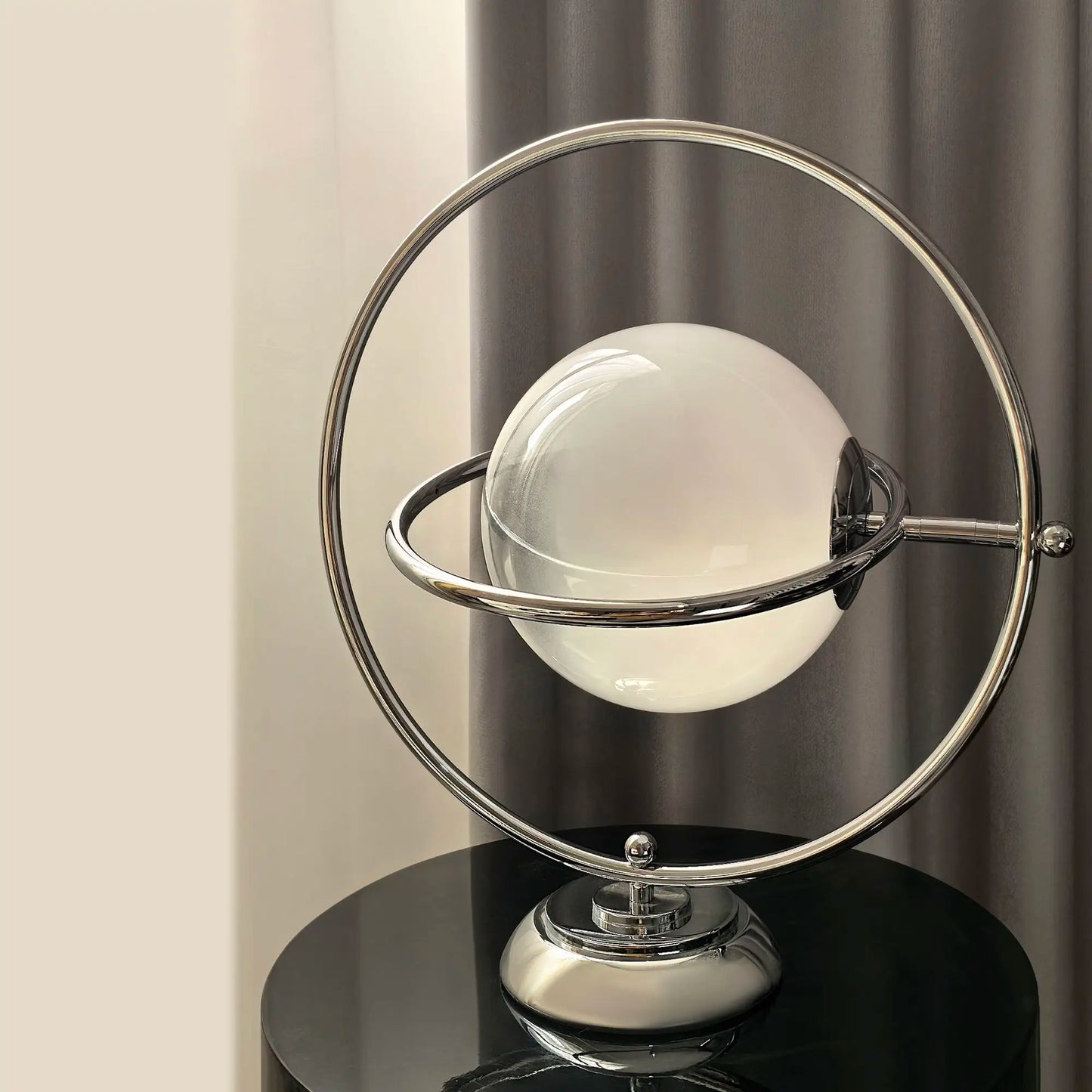 Minimalist Planet Desk Lamp Bauhaus Moon Glass Bedside Light Modern Home Decor