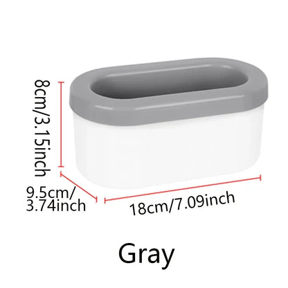 Portable Round Silicone Ice Bucket and Mold