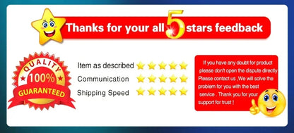 Car stereos UpTrend Deals 5-star feedback banner with 100% quality guarantee badge on Tampa Home & Garden Store