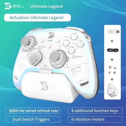 White ZD Ultimate Game Controller Elite modular Bluetooth controller by FLIPSTYLEZLLC for mobile on Tampa Home & Garden Store