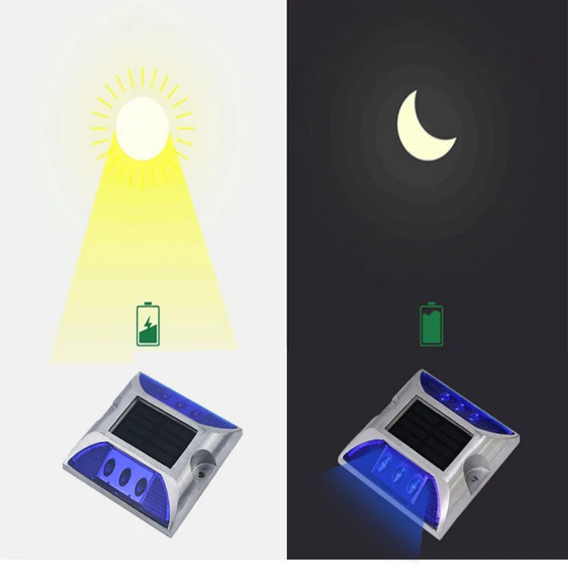Led Solar Ground Markers for Driveway and Roads