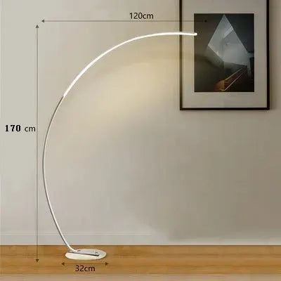 DecorBites LED Arc Floor Lamp for Indoor Living