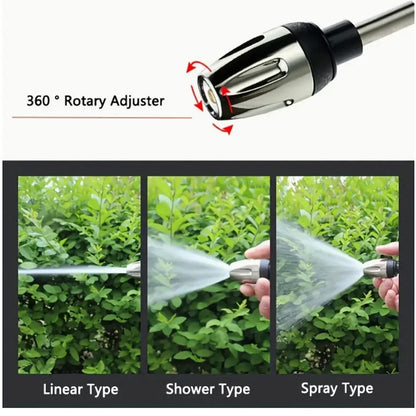 UpTrend Deals high-pressure water gun with foam bottle, 360° rotary adjuster, 3 spray types on Tampa Home & Garden Store