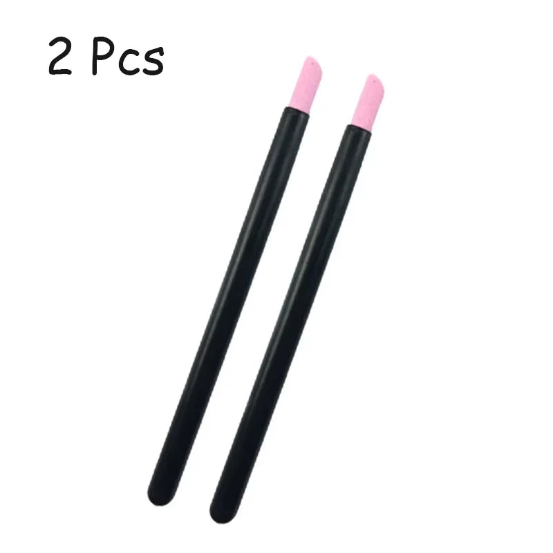 2 pcs Silcy Skin quartz grinding pens pink-tipped nail cuticle care tools on Tampa Home & Garden Store