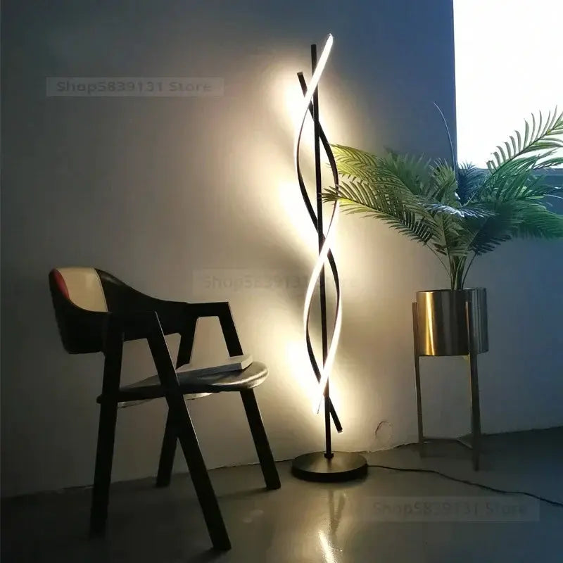 LED Acrylic Art Floor Lamp for Living Room Decor