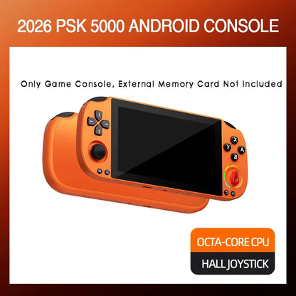 Orange PSK5000 Android handheld with Xbox/Switch layout, Helio G85 octa-core, 6+128GB, hall joystick on Tampa Home & Garden Store