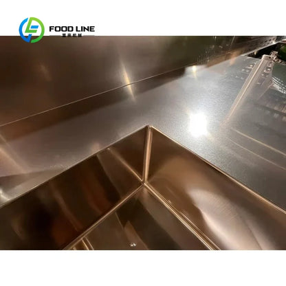Stainless steel outdoor kitchen cabinet corner module Food Line open-air BBQ station on Tampa Home & Garden Store