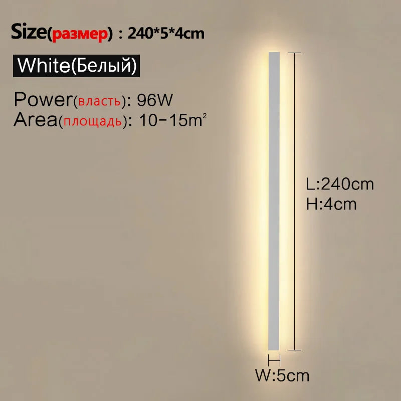 Modern Waterproof Led Wall Light For Outdoor