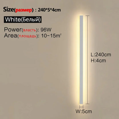 Modern Waterproof Led Wall Light For Outdoor