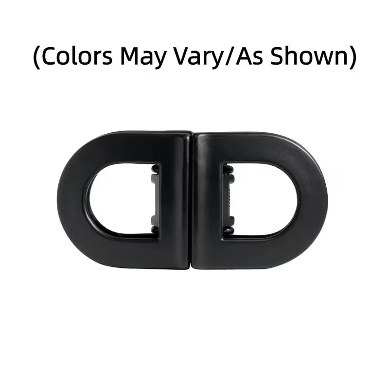 Butterfly magnetic hair clip set, black plastic, two-piece strong-hold clip for women on Tampa Home & Garden Store