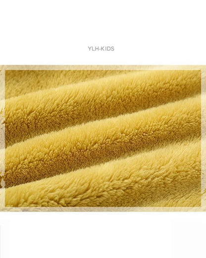 Kids Winter Coat - Warm Fleece Jacket, yellow plush fleece, UpTrend Deals on Tampa Home & Garden Store
