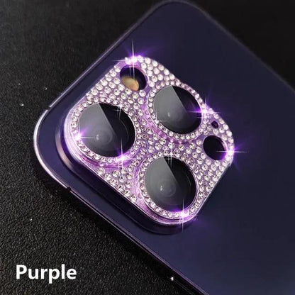 Diamond Metal Camera Lens Protector for IPhone