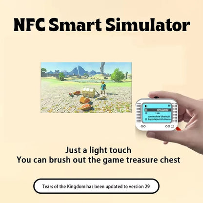 NFC Smart Simulator handheld reader with blue LCD display for Amiibo emulation on Tampa Home & Garden Store