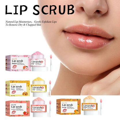 Watermelon Peach Lip Scrub by Silcy Skin in assorted jars and pink packaging on Tampa Home & Garden Store