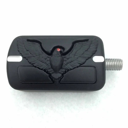 Motorcycle shifter foot peg with black embossed eagle design, BikerZoneZ on Tampa Home & Garden Store