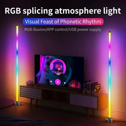 Perfecsy RGB LED Atmosphere Floor Lamps pair with remote and app control music sync on Tampa Home & Garden Store