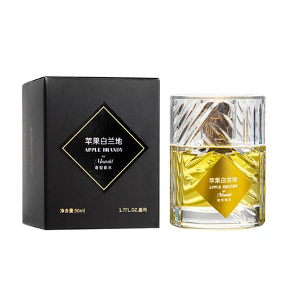 Khamrah Apple Brandy perfume bottle in black gift box, 50ml unisex fragrance with gold label on Tampa Home & Garden Store