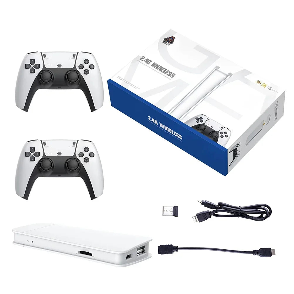 UpTrend Deals 58000 Games console 256GB with 4K wireless gamepad and 2 white controllers on Tampa Home & Garden Store