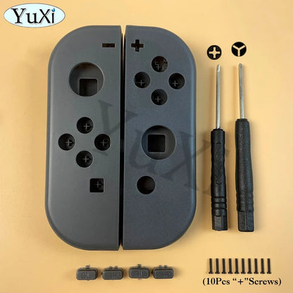 Joy-Con shell set for Nintendo Switch with LR SL SR buttons and screws YuXi logo on parts on Tampa Home & Garden Store