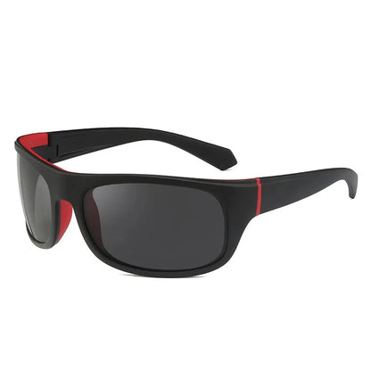 Polarized Sunglasses BikerZoneZ, outdoor sport UV400, black frame with red accents on Tampa Home & Garden Store