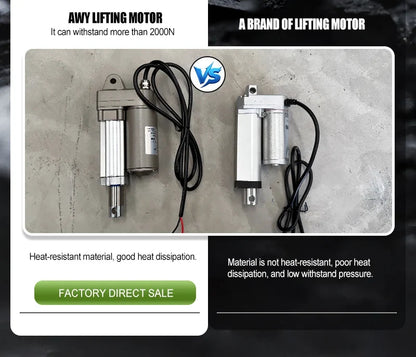 Self-Propelled RC lawn mower motors: two silver units with black cables by UpTrend Deals on Tampa Home & Garden Store