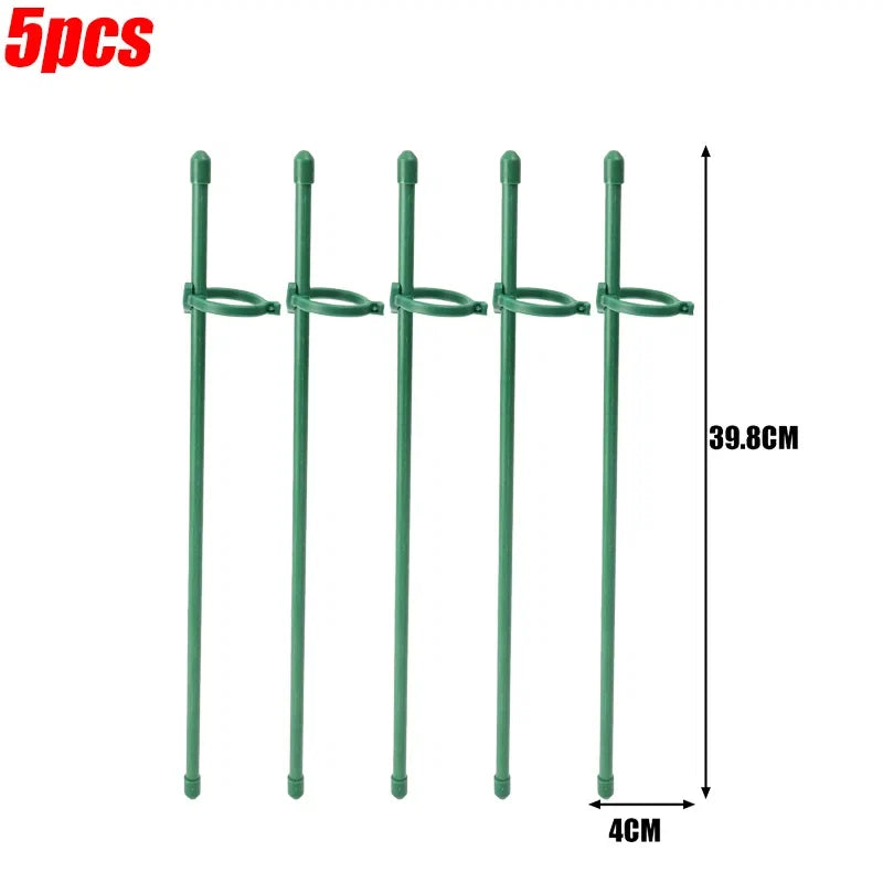 Adjustable Plant Rods and Clips for Garden Vines