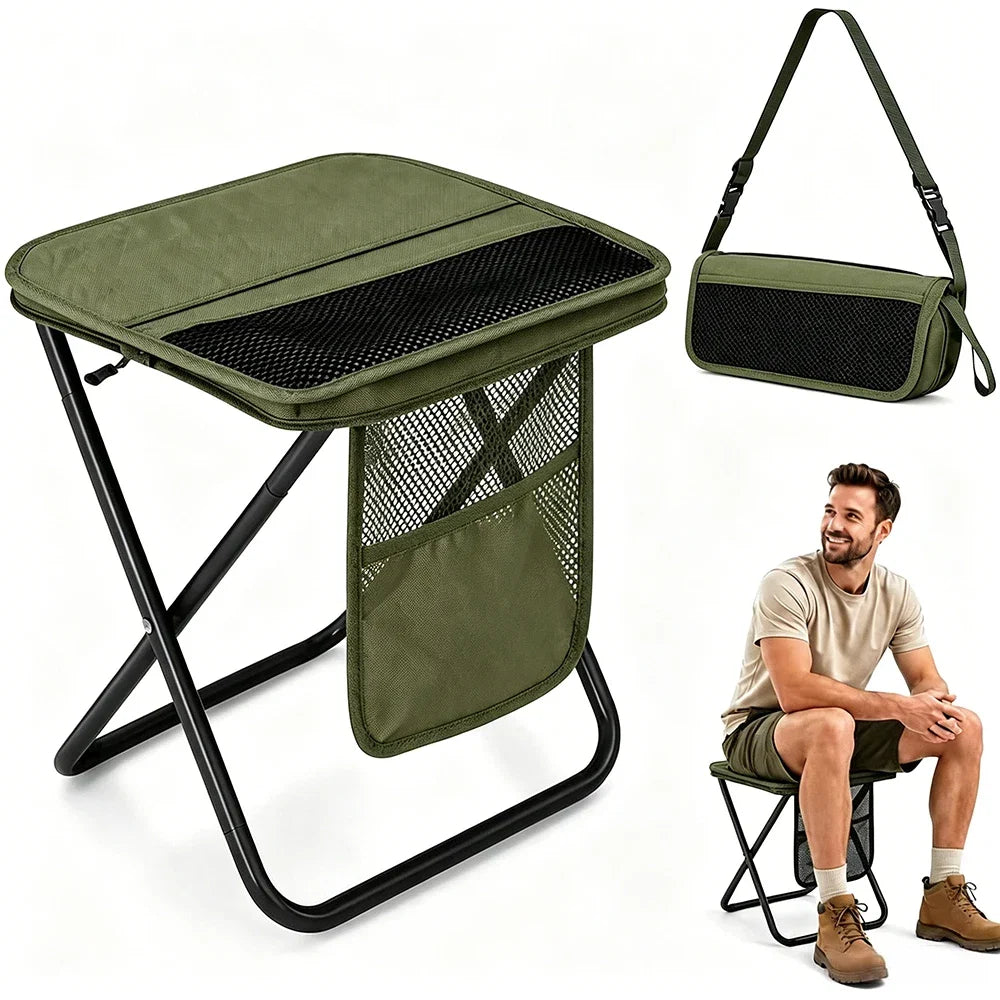 Lightweight Camping Folding Stool and Sack