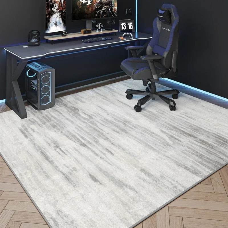 VIKAMA game room carpet, light gray floor mat, durable washable rug on Tampa Home & Garden Store