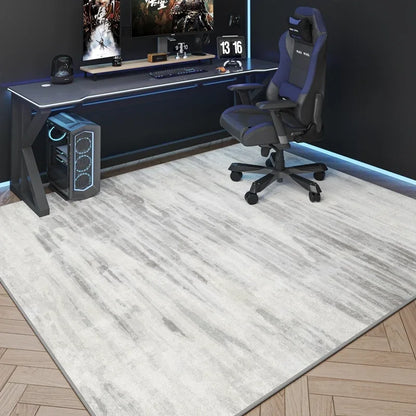 VIKAMA game room carpet, light gray floor mat, durable washable rug on Tampa Home & Garden Store