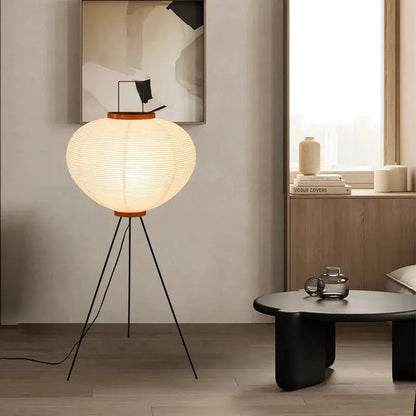 DecorBites Japanese Rice Paper Led Floor Lamp