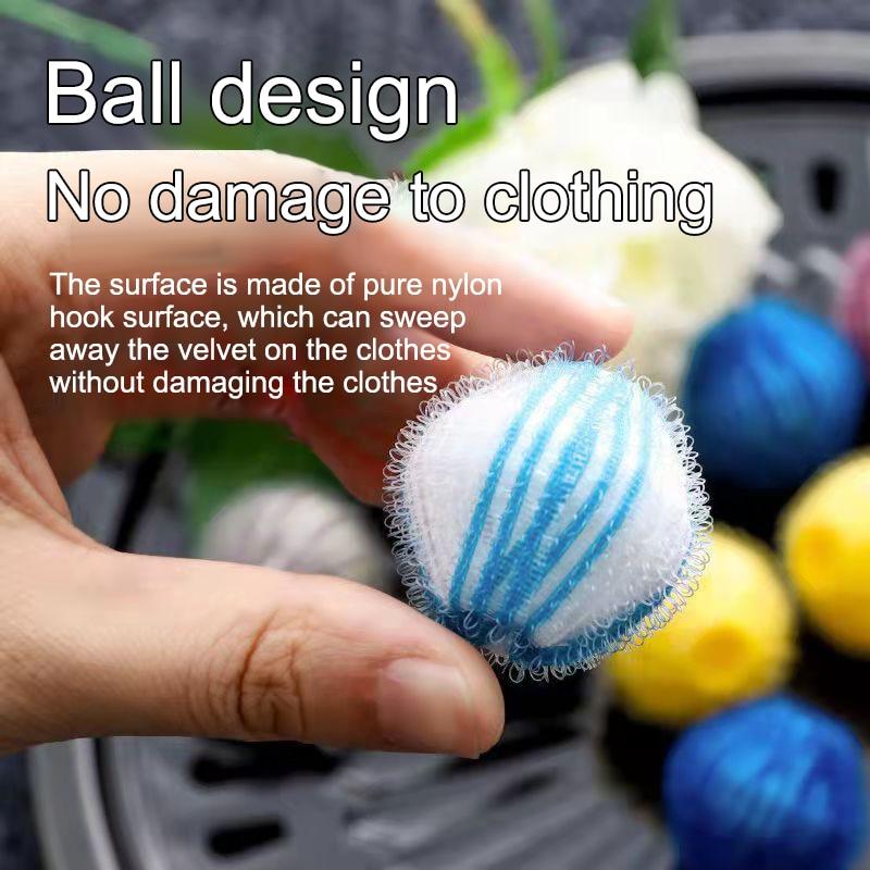 Stevvex pet hair remover laundry ball, blue and white nylon surface, reusable lint catcher on Tampa Home & Garden Store