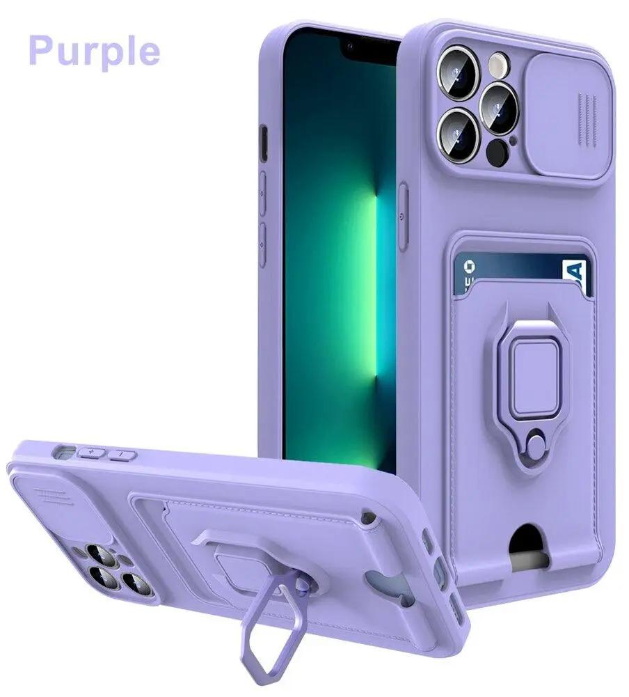 Lightweight Heavy Duty Case With Kickstand Ring
