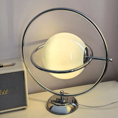 Minimalist Planet Desk Lamp Bauhaus Moon Glass Bedside Light Modern Home Decor