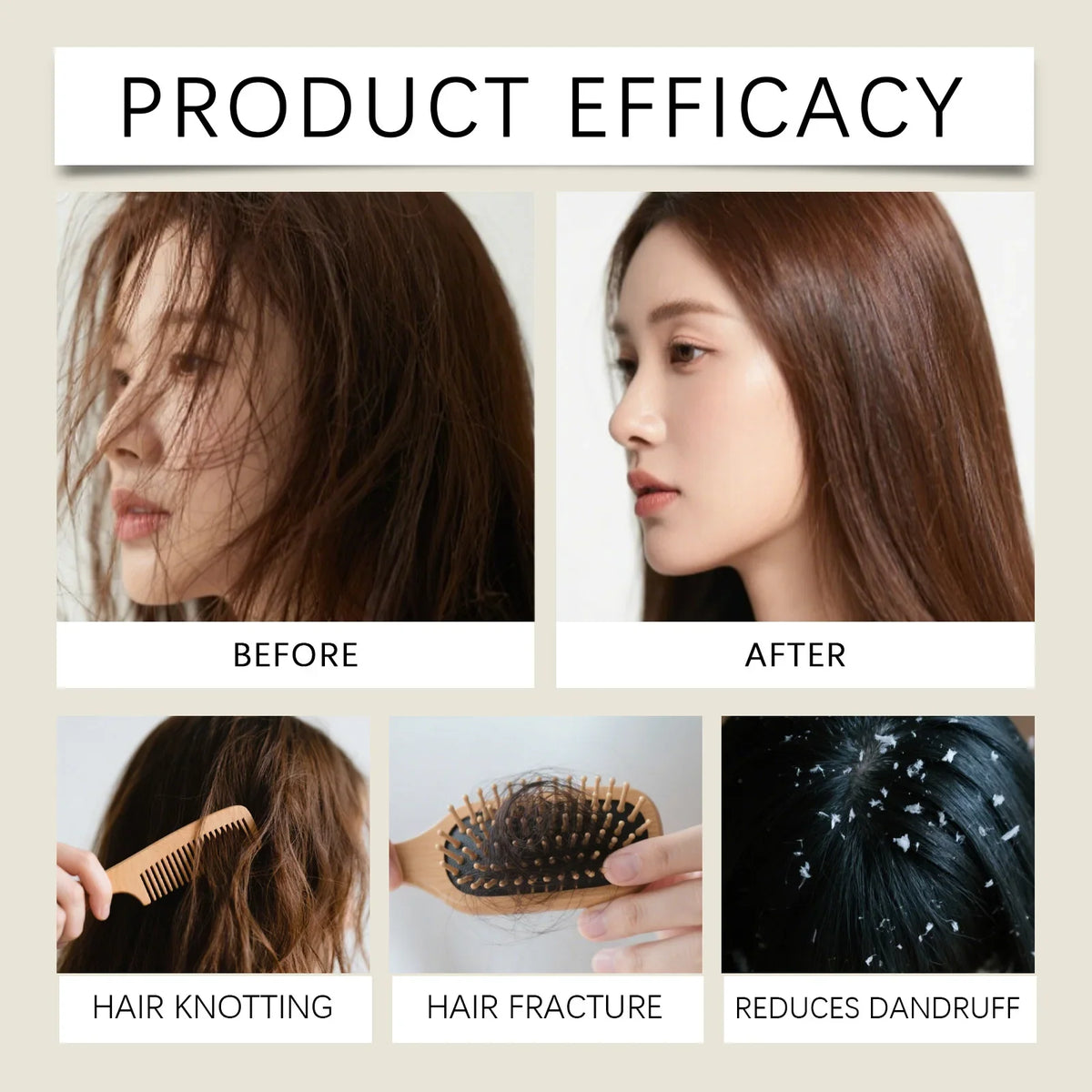 Silcy Skin Herbal Dandruff Removal Shampoo Bar before/after hair improvement with tea tree oil on Tampa Home & Garden Store