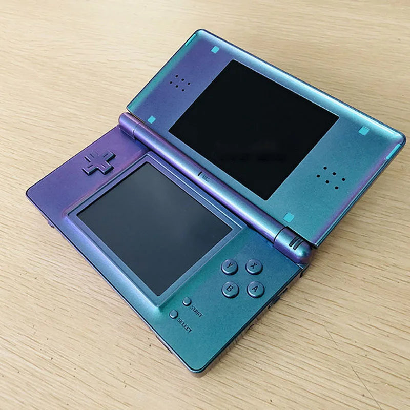 Gradient teal-purple DS Lite style handheld shell, refurbished replacement for GBA NDS NDSL on Tampa Home & Garden Store
