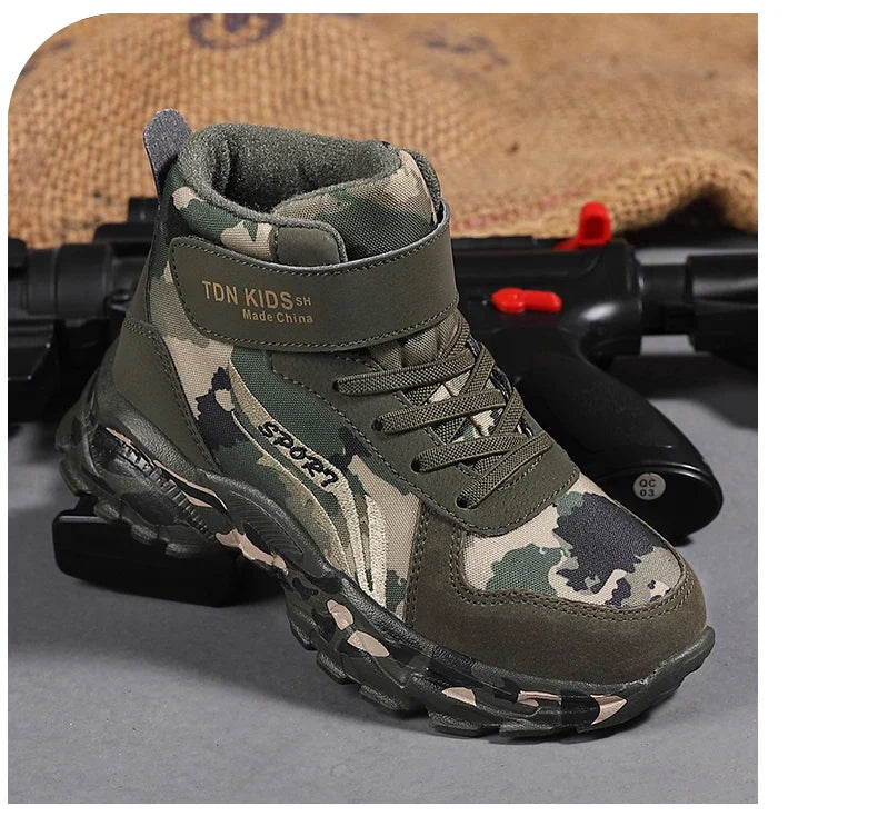 Kids Snow Boots camouflage plush lining with anti-slip outsole UpTrend Deals on Tampa Home & Garden Store
