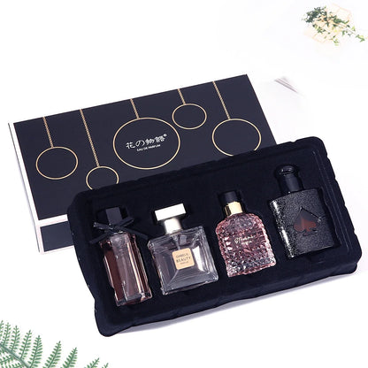 Original Women's Perfume 4-piece set with pink, clear, black glass bottles by Silcy Skin on Tampa Home & Garden Store