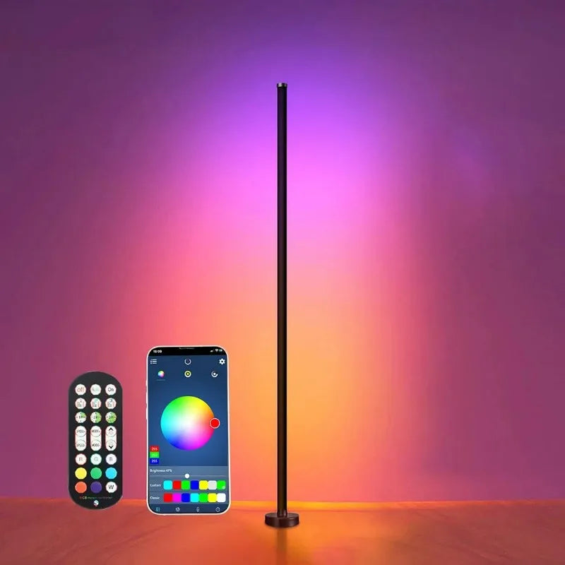 Perfecsy LED Atmosphere Floor Lamp RGB with remote/app control and music-sync mood lighting on Tampa Home & Garden Store