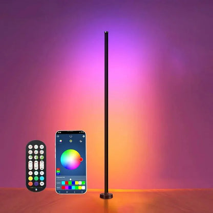 Perfecsy LED Atmosphere Floor Lamp RGB with remote/app control and music-sync mood lighting on Tampa Home & Garden Store