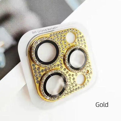 Diamond Metal Camera Lens Protector for IPhone