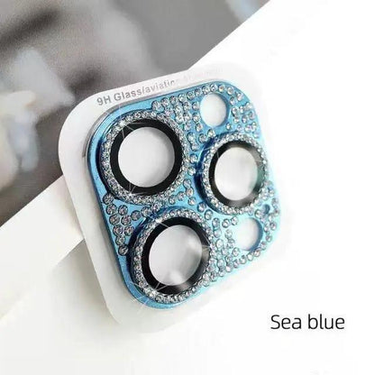 Diamond Metal Camera Lens Protector for IPhone