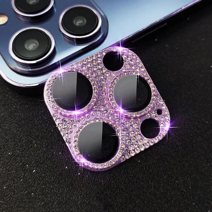 Diamond Metal Camera Lens Protector for IPhone
