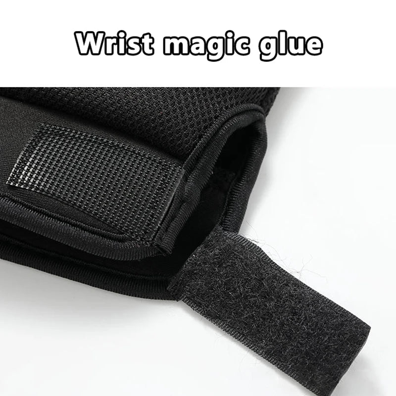 BikerZoneZ waterproof black motorcycle gloves with Velcro wrist strap and anti-slip grip on Tampa Home & Garden Store