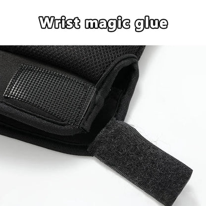 BikerZoneZ waterproof black motorcycle gloves with Velcro wrist strap and anti-slip grip on Tampa Home & Garden Store