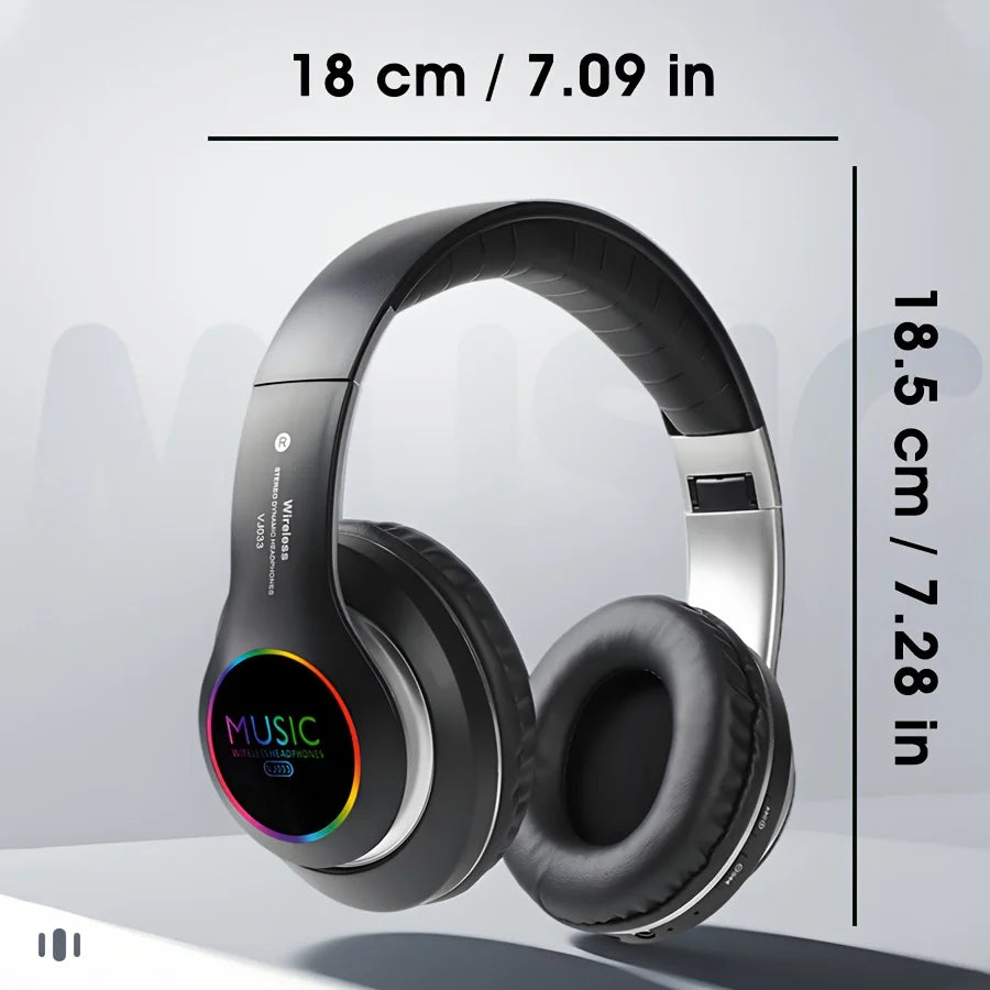FLIPSTYLEZLLC wireless Bluetooth 5.0 HiFi on-ear black headphones with foldable design on Tampa Home & Garden Store