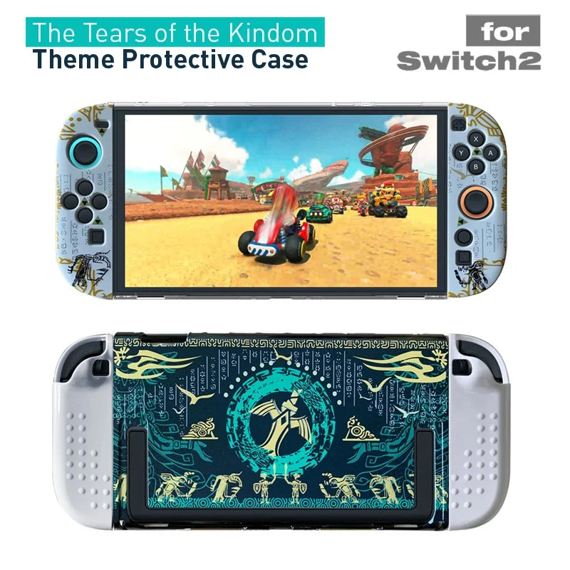FLIPSTYLEZLLC 2025 Classic Storage Bag for NS Switch 2 hard case teal Tears artwork on Tampa Home & Garden Store