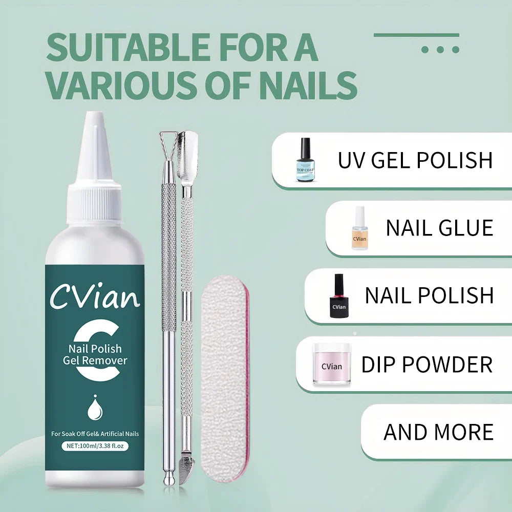 Easy Gel Nail Polish Remover and Soak Off Kit
