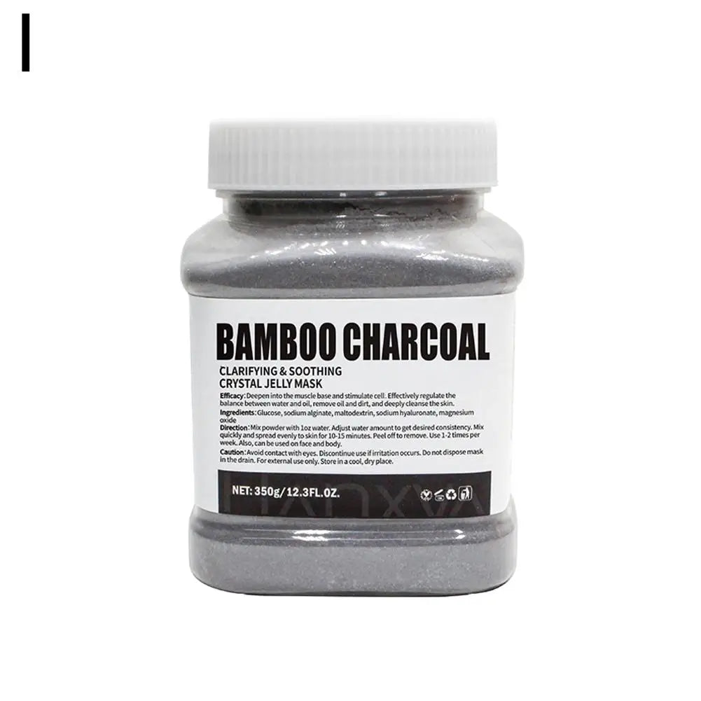 Silcy Skin Bamboo Charcoal Jelly Mask jar with white lid, charcoal-gray jelly mask powder on Tampa Home & Garden Store